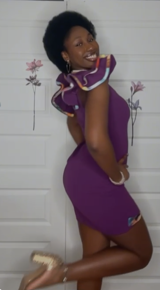 COLLECTION DJODJO - FEMME AFRICAINE VIOLET